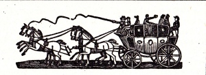Advert header for the Regent coach 1822