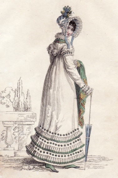 Walking Dress July 1818 La Belle Assemblee